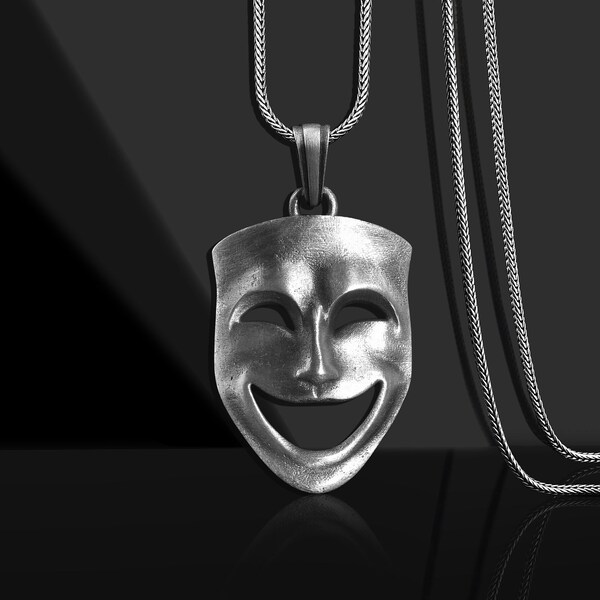 Drama Masks Charm Etsy
