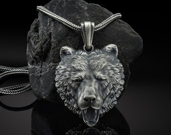 Viking store bear pendant