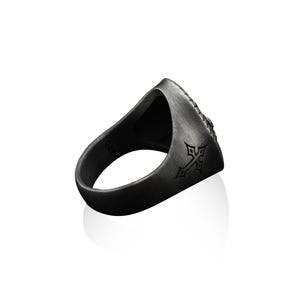 Christian John Paul Signet Ring for Men in Sterling Silver, Catholic ...