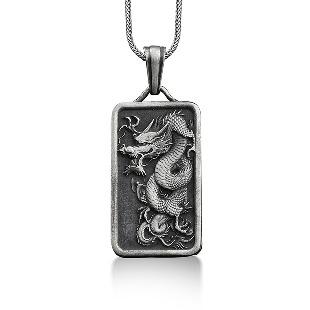 BySilverStone Azure Dragon 925 Silver Carnelian Ring – Sterling Silver Chinese Mythology Fantasy Jewelry - View #7