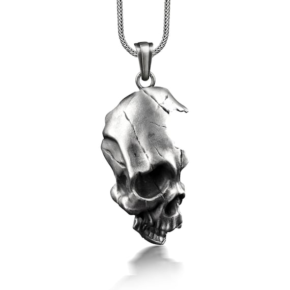 Skull Head Pendant Necklace Stainless Steel Gothic Punk Choker Chain For Men  Gift - Lilyme | Fruugo NO