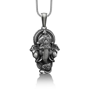 Namaste Elephant Spiritual Necklace, 925 Sterling Silver Healing Necklace, Animal Necklace, Good Luck Charm, Family Necklace, Memorial Gift