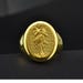 BySilverStone Men's Viking Raven Sterling Silver Ring - Engraved Norse Mythology Signet Ring - View #4