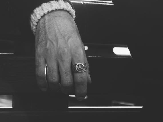 プロビデンスの目シルバーフリーメイソンリング、925スターリング