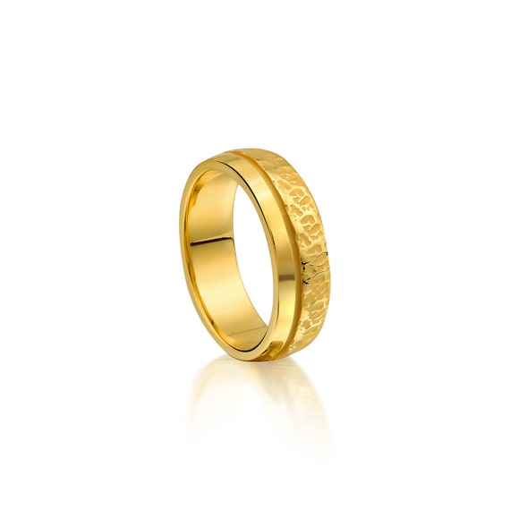 14k solid outlet gold mens ring
