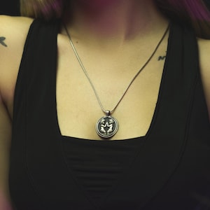 Gemini Handmade Sterling Silver Men Charm Necklace, Gemini Zodiac Sign Jewelry, Astrology Pendant, Gemini Birthday Gift, Horoscope Necklace
