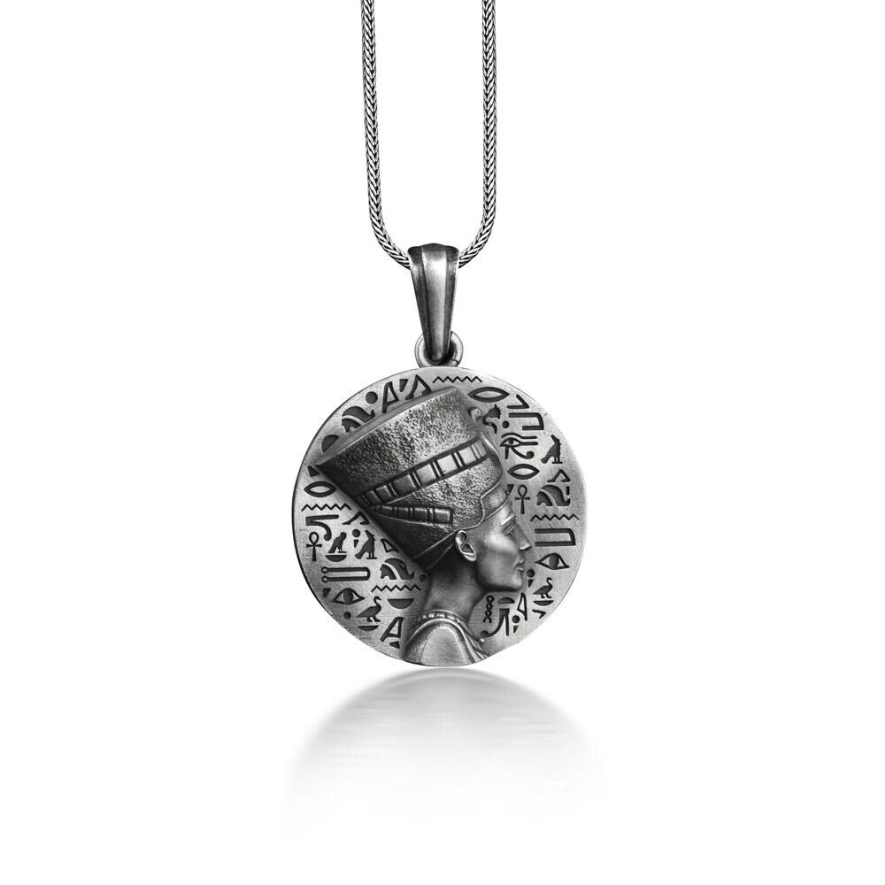 Nefertiti coin necklace deals