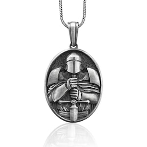 Star Wars Mandalorian Handmade Sterling Silver Men Charm Necklace, Star Wars Silver Men Jewelry, Mandalorian Pendant, Gamer Gift, Nerd gift