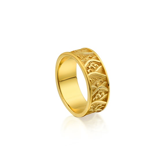 22k Plain Gold Ring JGS-2108-04540 – Jewelegance