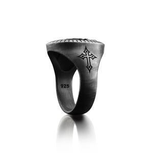 Christian John Paul Signet Ring for Men in Sterling Silver, Catholic ...