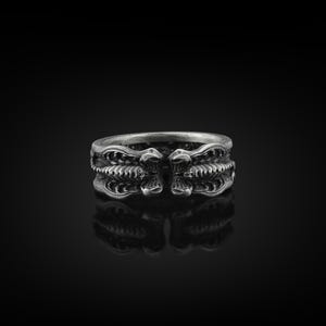 Scorpion Handmade Sterling Silver Men Adjustable Ring, Scorpio Zodiac Sign Biker Ring, Scorpio Astrology Adjustable Jewelry, Ring for men