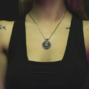 Löwe handgemachte Sterling Silber Männer Charm Halskette, Löwe Sternzeichen Männer Schmuck, Löwe Astrologie Anhänger Löwe Geburtstagsgeschenk, Horoskop Halskette