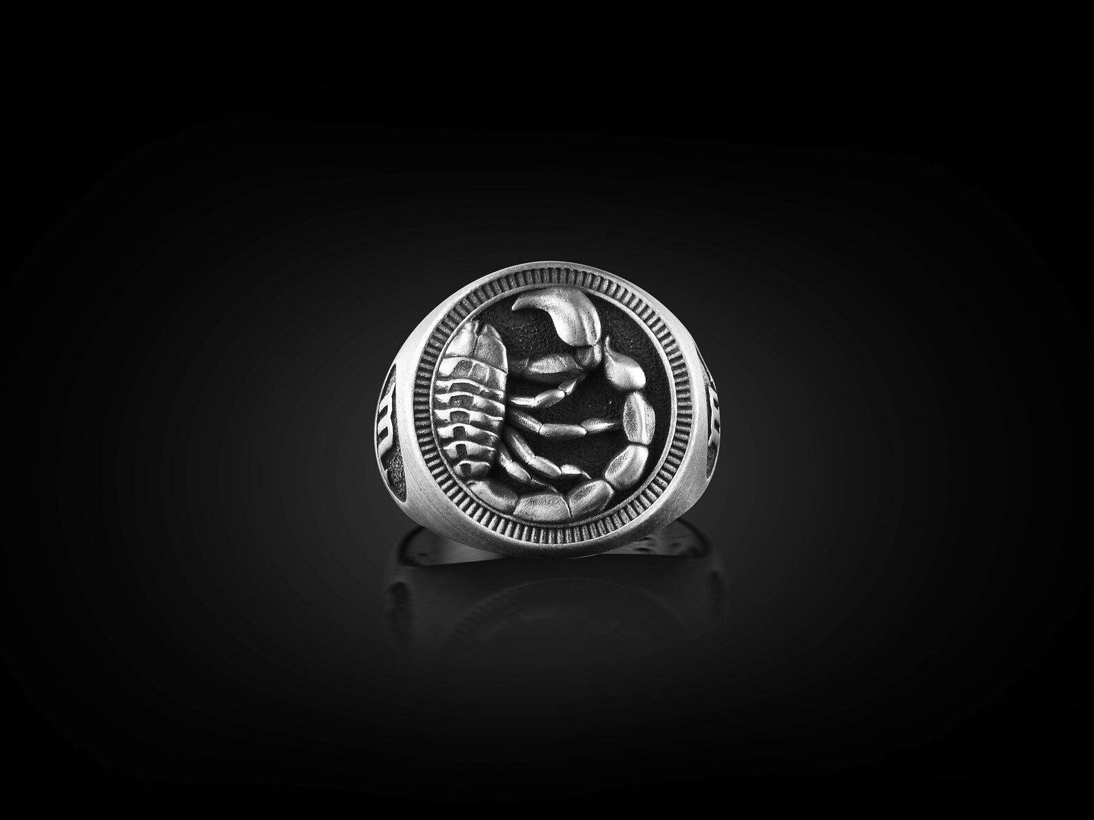 Scorpio Signet Ring