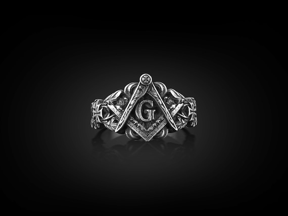 Anillo Masónico, Anillo De Sello Masónico, Joyería, Regalo De Masonería, Maestro Masón, Logia Azul, Ojo Que Todo Lo Ve, Plata De Ley 925 - México