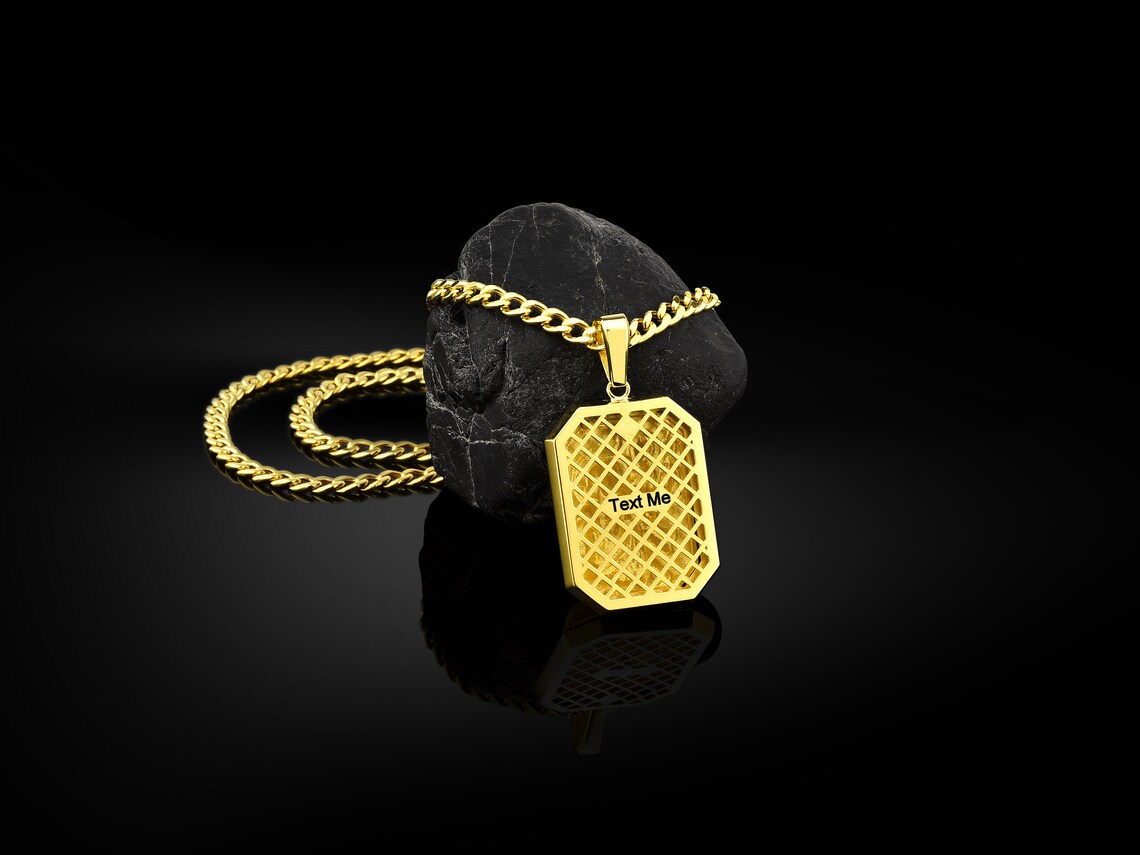 Head of Christ Necklace Gold Filled 18