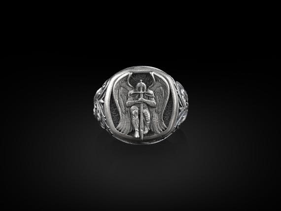 大天使聖ミカエル シルバーリング