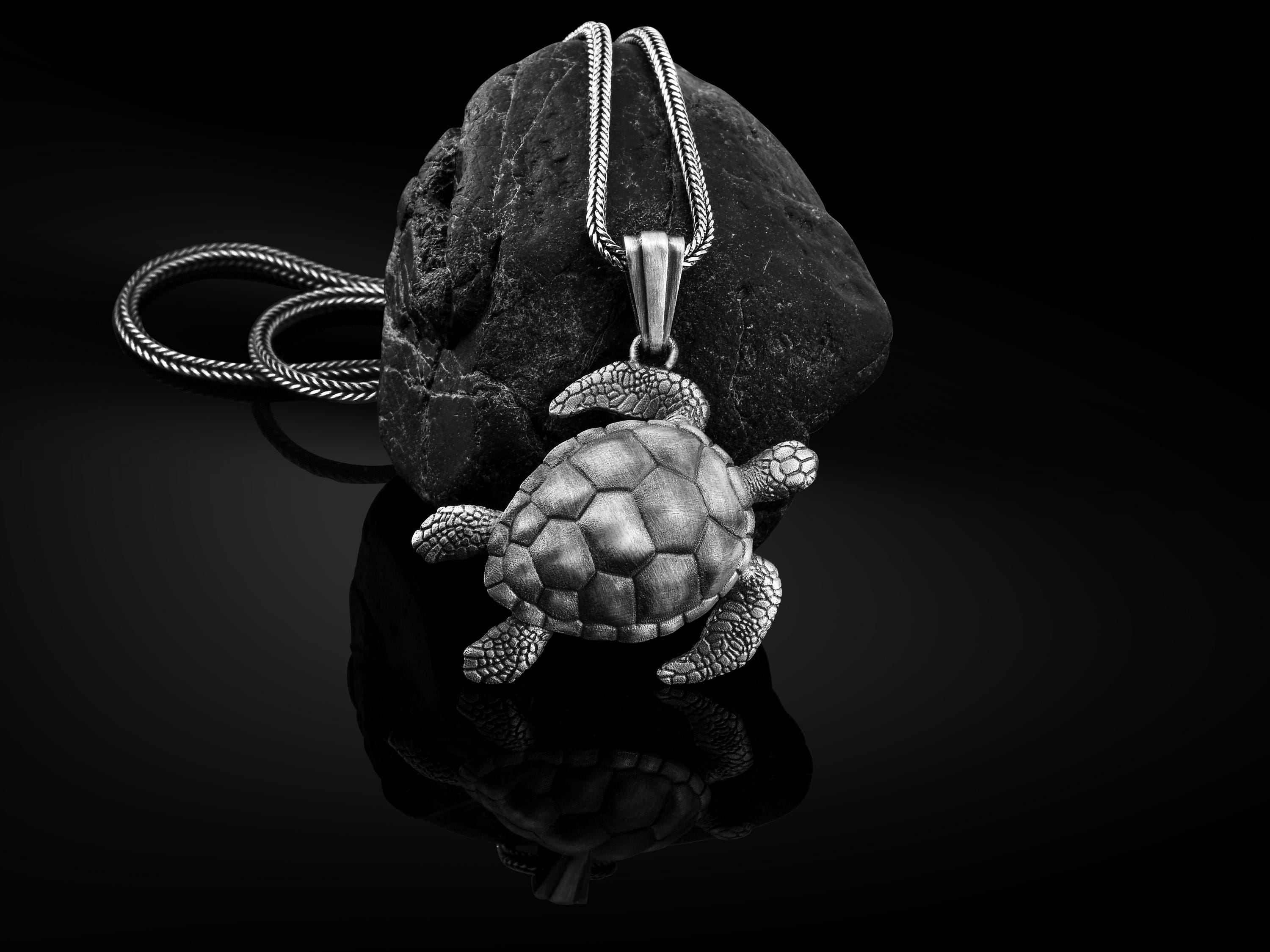 Pendentif Tortue En Argent 925/1000 - Neuf Avec étiquettes - Bijou Symbolique Et Mignon