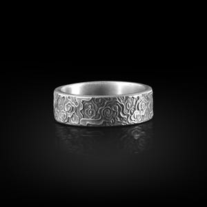 Elegant Cloud Band Ring for Men, Wedding Band Ring in Sterling Silver, Minimalist Ring, Unique Jewelry, Gift Rings for Men, Statement Ring