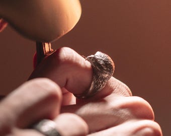 Bald Eagle Handmade Sterling Silver Men Ring, Eagle Unique Animal Ring, American Eagle Silver Men Jewelry, Best Friend Gift, Ring for men
