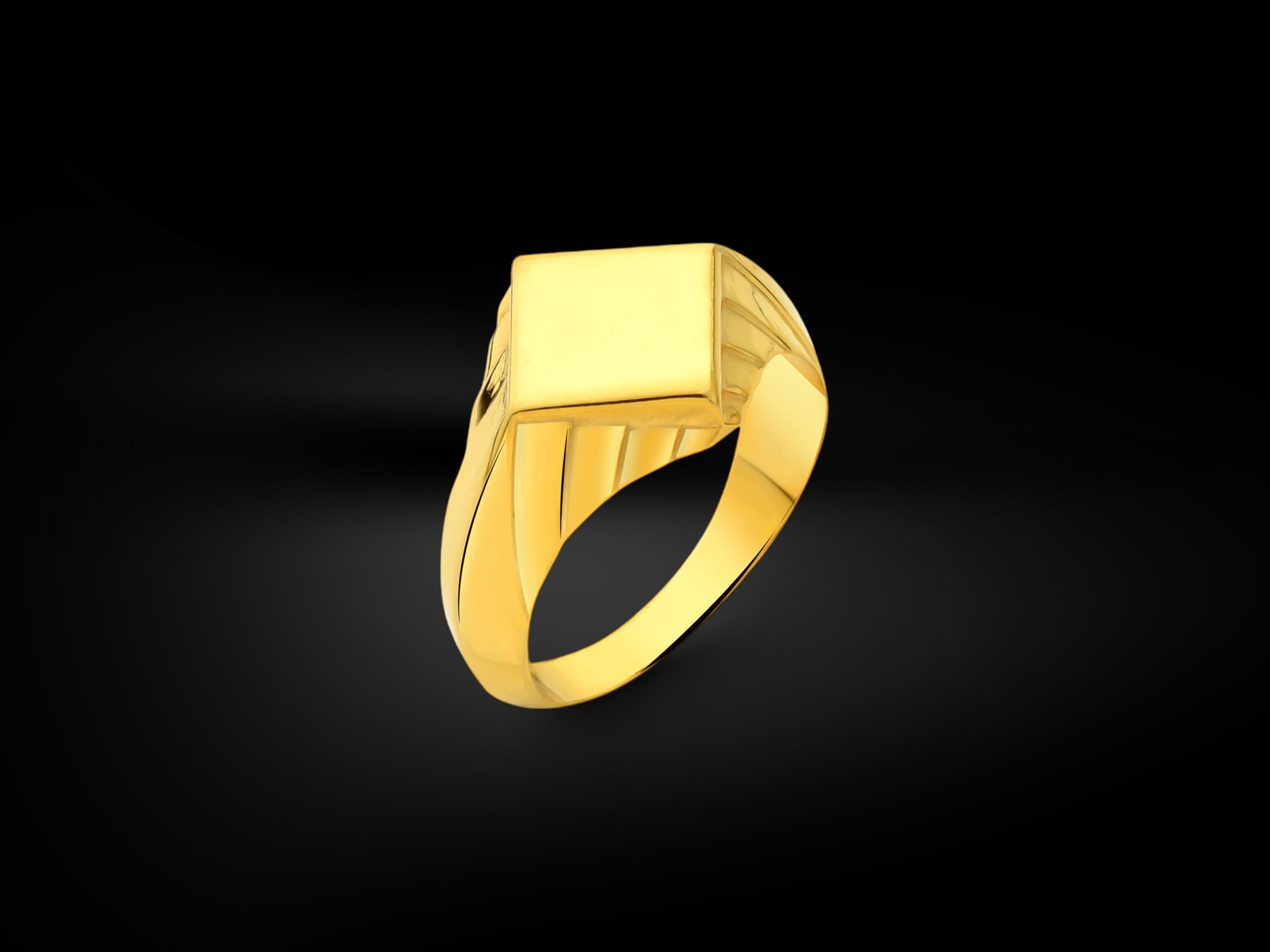 simmon official WEB SHOP | SV &10K SIGNET RING CUT