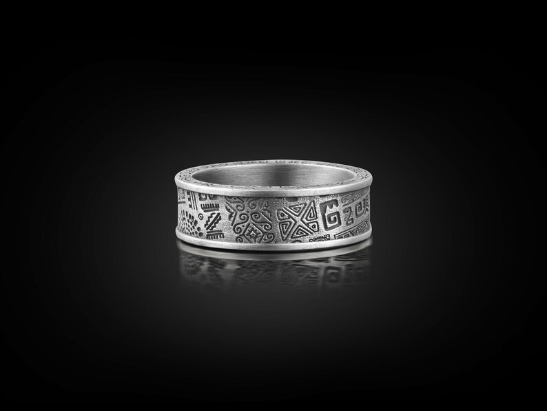 Maori Art Mens Ring in Sterling Silver New Zealand Native Etsy