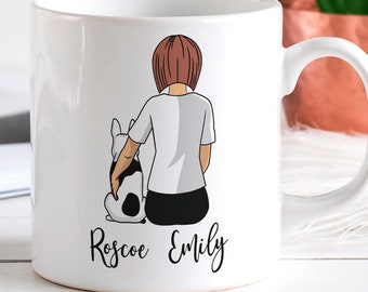Custom French Bulldog Mom Mug - Personalized Dog Mom Gift for Mothers Day to French Bulldog Owner or Gift Mug for Frenchie Lover