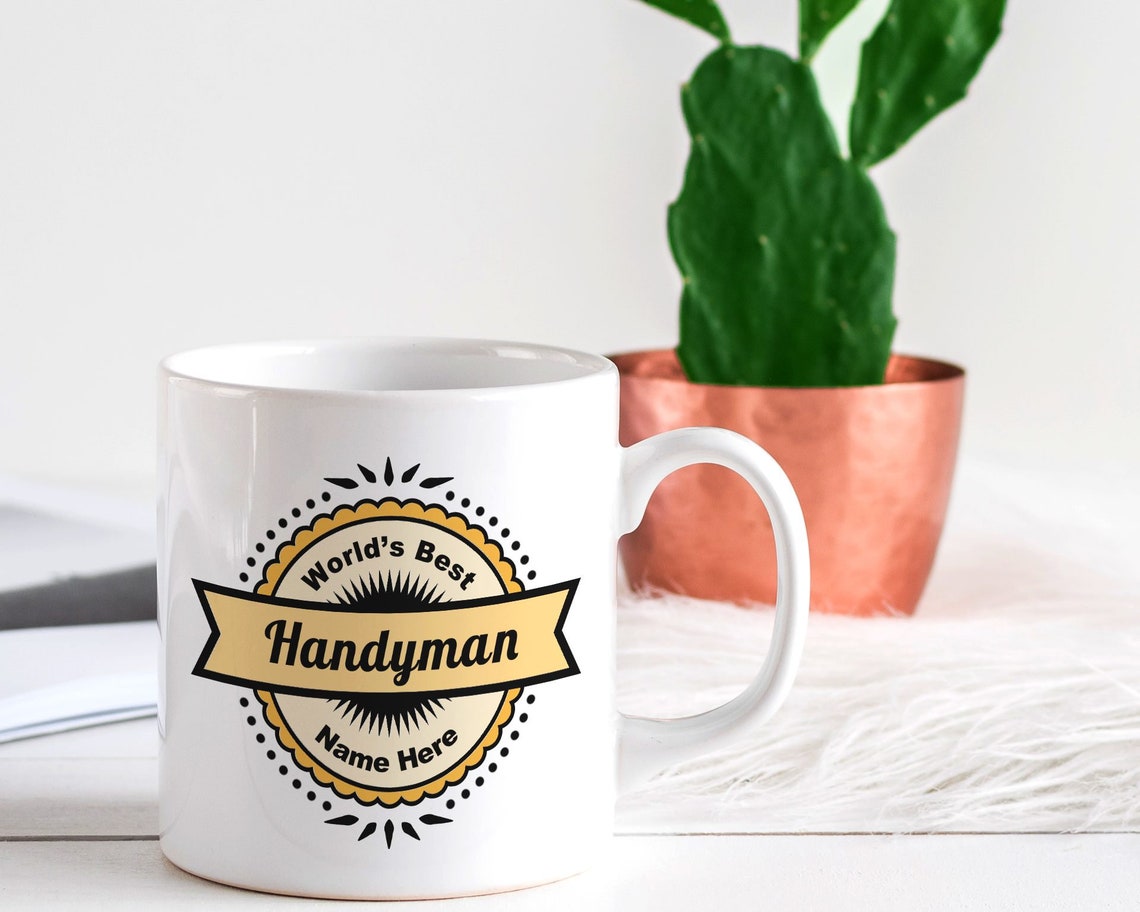 Handyman Coffee Mug Gift for the Best Handymen Personalized Etsy