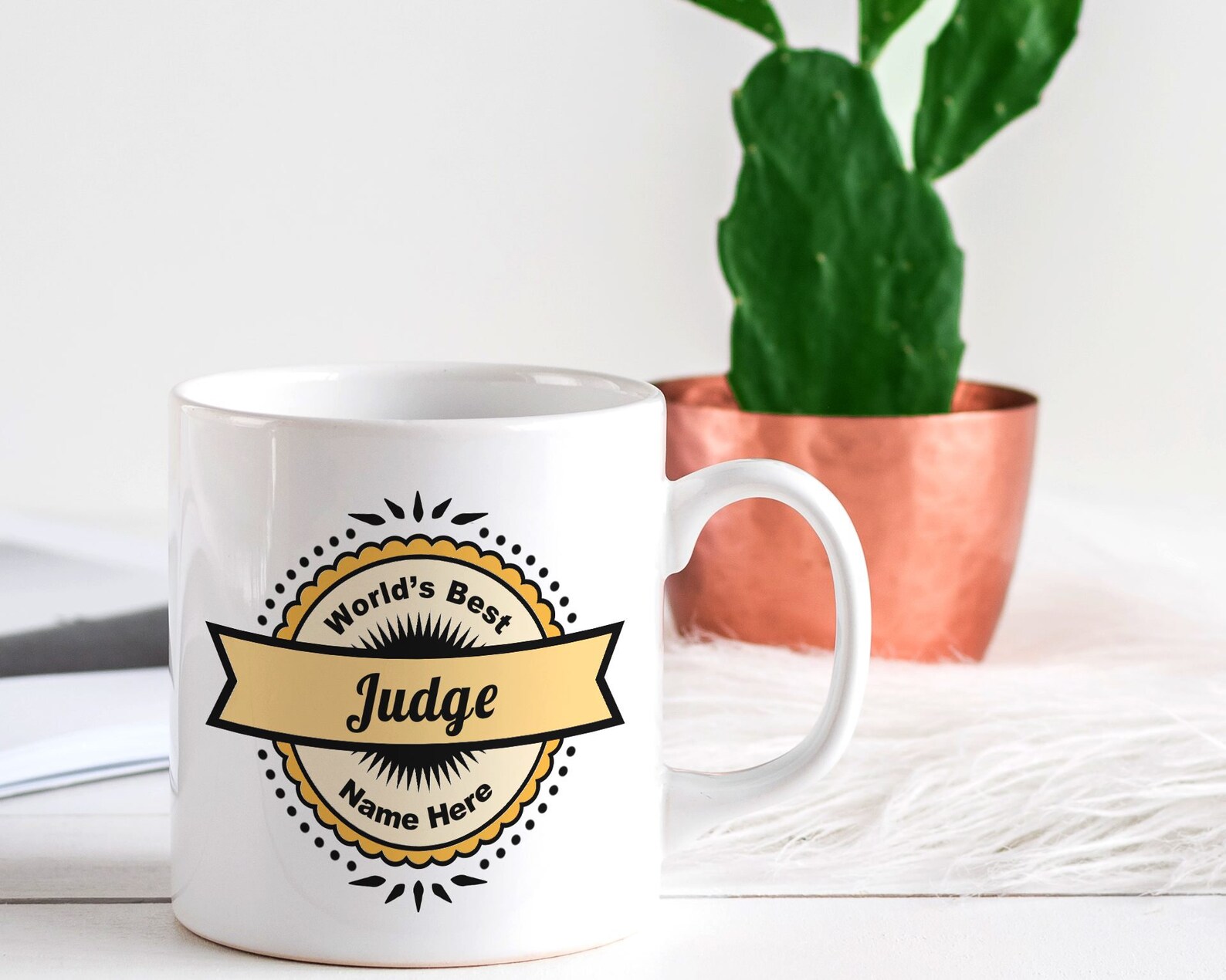Judge Coffee Mug Gift for the Best Judges Personalized Award Etsy