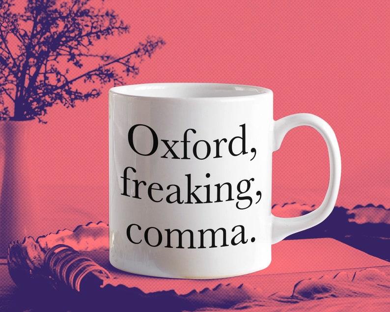 Oxford Comma Mug English Teacher Gift, English Major Mug image 5