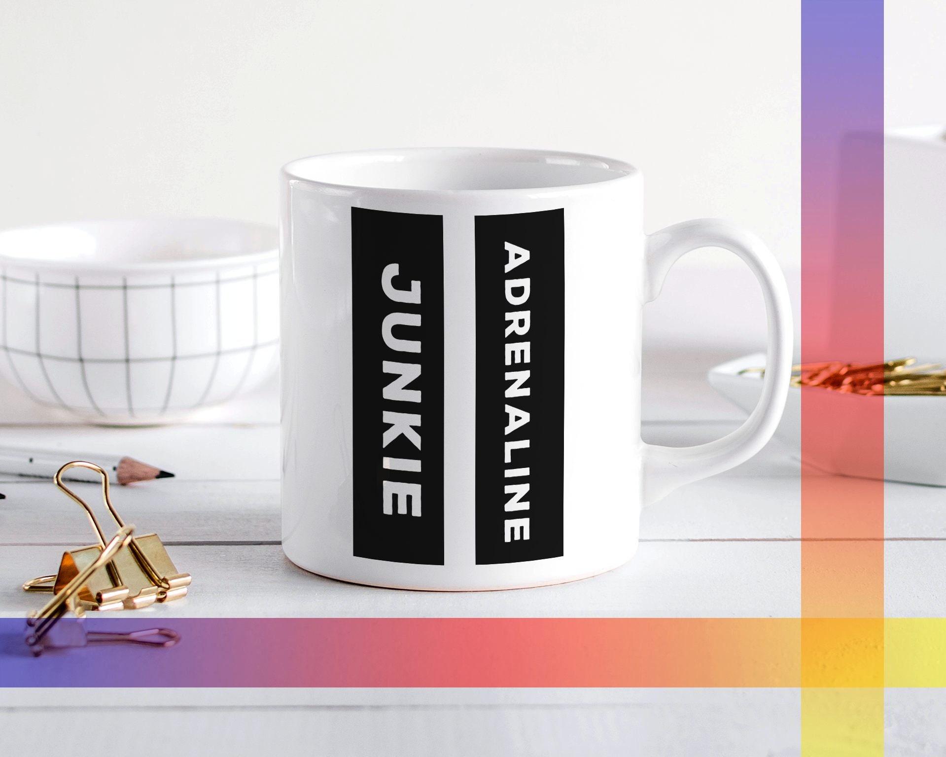Adrenaline Junkie Mug Skydiving Gift Thrill Seeker Mug Etsy