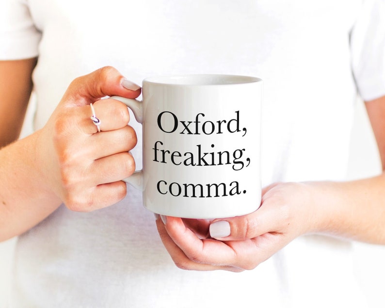 Oxford Comma Mug English Teacher Gift, English Major Mug image 3