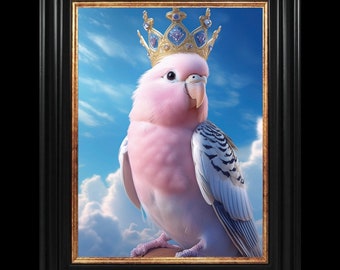 Pet Portraits Birds to Download A4 Art Prints now