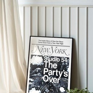 New York Magazine, Studio 54, Los Angeles Skate, Mono Cover Prints image 5