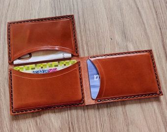 レザーカードホルダー、レザーカードオーガナイザー、名刺入れ、レザーカードケース、レザーカードウォレット、男性用財布、男性へのギフト