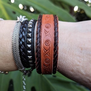 Leder Manschette Armband, Lederarmbänder für Frauen, Herren Lederarmband, Damen Lederarmband, Handgemachtes Armband, Lederarmband