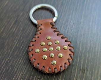 Leather Keychain, Leather Key Fobs, Key chain Leather, Leather Key Holder, Womens Leather Keychain, Mens Leather Keychain, Leather Key Ring
