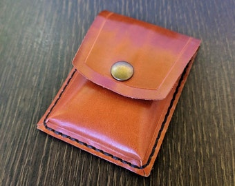 Leather Coin Purse, Coin Pouch, Small Coin Wallet, Small Coin Purse, Leather Change Purse, Gift for Him, Gift for Her