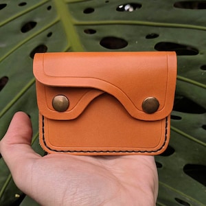 Monedero de Cuero, Cartera Minimalista, Monedero Pequeño, Monedero de Piel, Cartera de Piel, Regalo de Navidad, Regalo Original