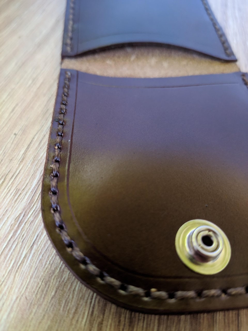 Coin Purse For Men, Coin Pouch For Men, Genuine Leather Mens Tray Purses Coin Purse Cash Change Wallet Key Holder Money Pouch - Black