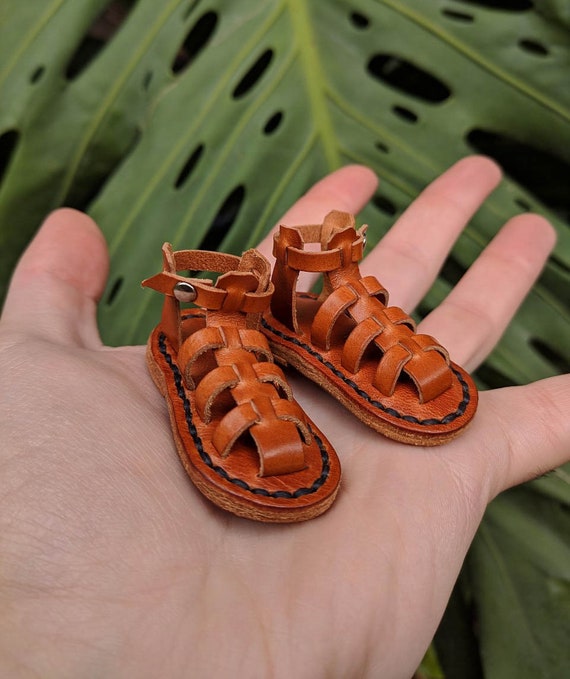 de Cuero Llavero de Sandalias Llavero Medieval - España