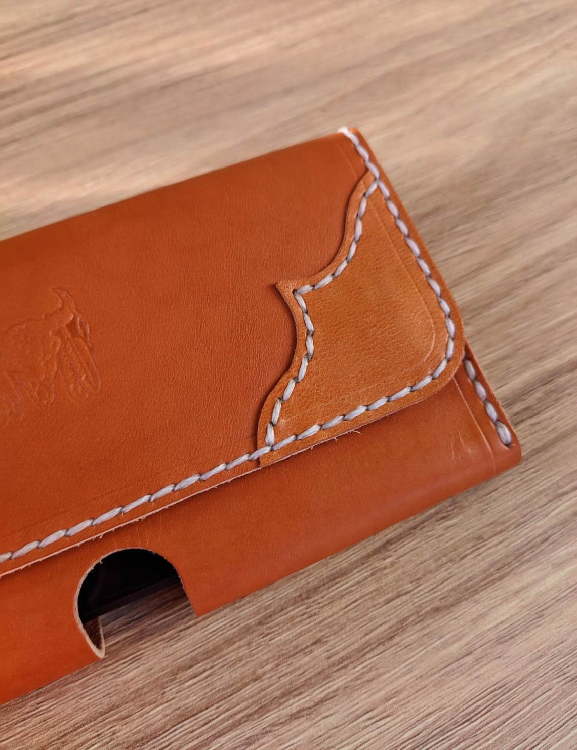Leather Belt Case Smartphone Holder Personalized Leather | Etsy