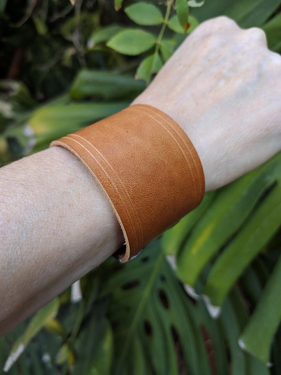 Wide Bracelet Leather Cuff Bracelets Leather Wristband Etsy