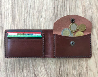 Man Leather Wallet, Leather Bifold Wallet, Slim Wallet, Thin, Mens Wallet, Small Leather Wallet, Wallet Man, Mens Gift, Boyfriend Gift