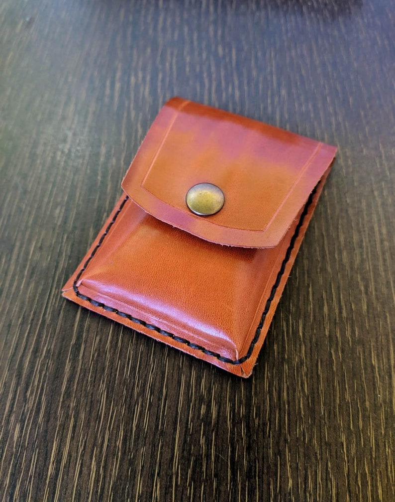 Leather Coin Purse, Coin Pouch, Small Coin Wallet, Small Coin Pu