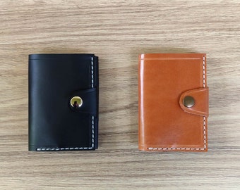 Leather Minimalist Wallet, Leather Pouch, Coin  Wallet, Leather Coin Purse, Leather Bifold Wallet, Small Leather Wallet, Leather Card Holder