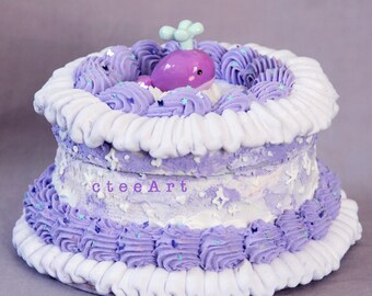 Borahae Purple Whale Cake Decor/Gift Box