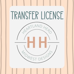 TRANSFERS ONLY | License to Sell Ready to Press Transfers