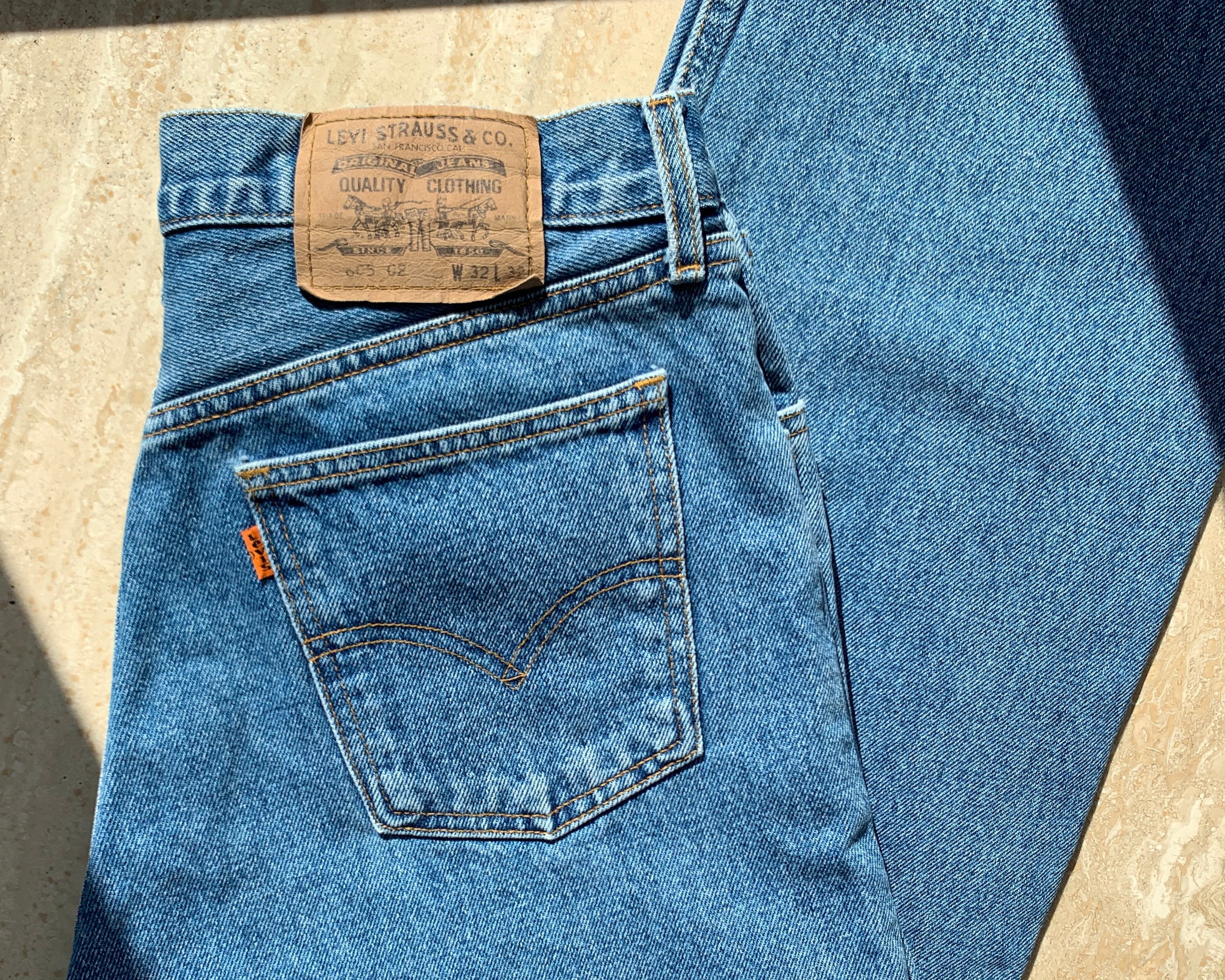 LEVIS Vintage 605 Jeans Orange Tab / 90s High Waisted Denim / - Etsy Ireland