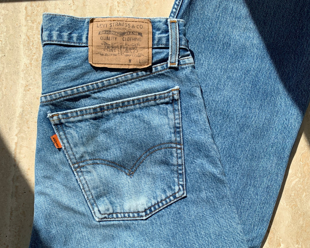 LEVIS Vintage 614 Jeans / 90s High Waisted Denim Boyfriend / - Etsy