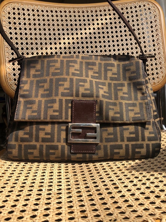 vintage fendi zucca baguette